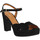 Cipők Női Szandálok / Saruk Les Venues 6261 Velours Femme Nero Fekete 