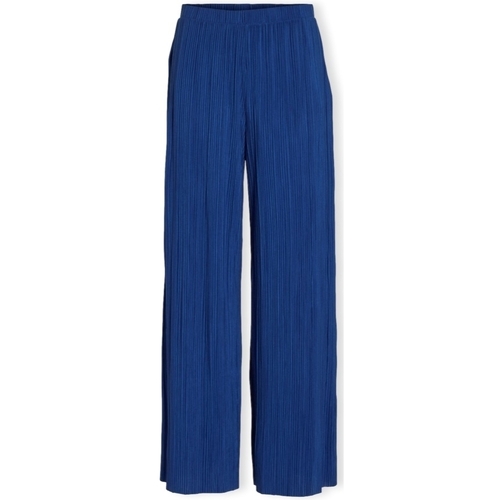 Ruhák Női Nadrágok Vila Noos Trousers Plise  - True Blue Kék