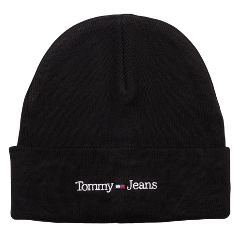 Textil kiegészítők Sapkák Tommy Jeans SPORT BEANIE Fekete 