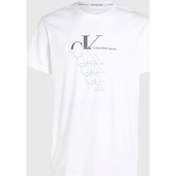 Ruhák Férfi Rövid ujjú pólók Calvin Klein Jeans J30J325352 Fehér