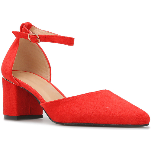 Cipők Női Félcipők La Modeuse 70021_P163217 Piros