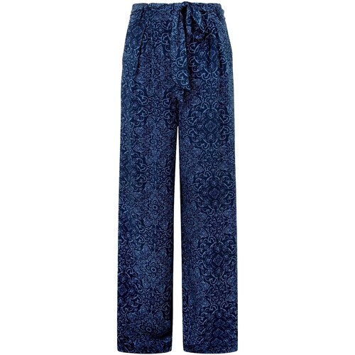 Ruhák Női Nadrágok Pepe jeans PANTALON MUJER COLETTE PRINT   PL211745 Kék