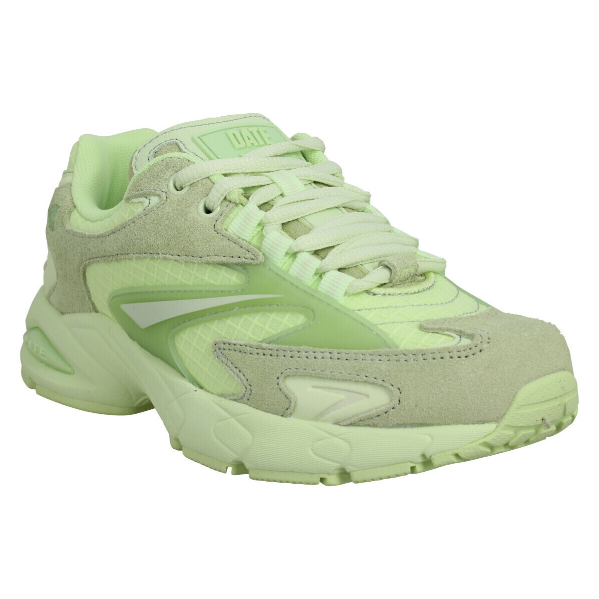 Cipők Női Divat edzőcipők Date Date Sneakers Sn23 Velours Toile Femme Green Zöld