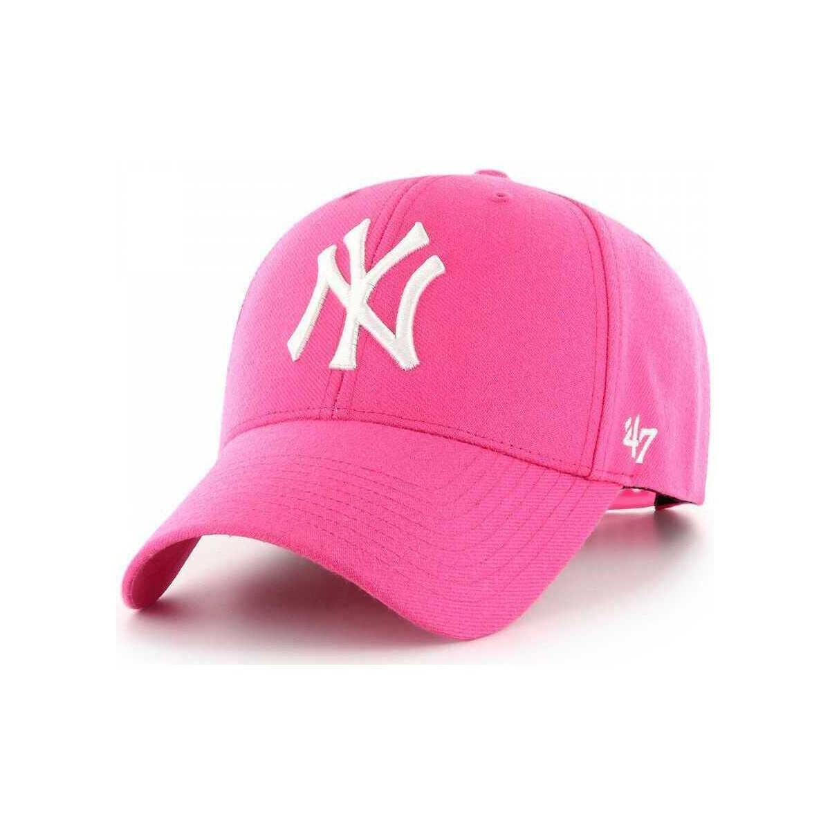 Textil kiegészítők Férfi Baseball sapkák '47 Brand Cap mlb new york yankees mvp snapback Rózsaszín