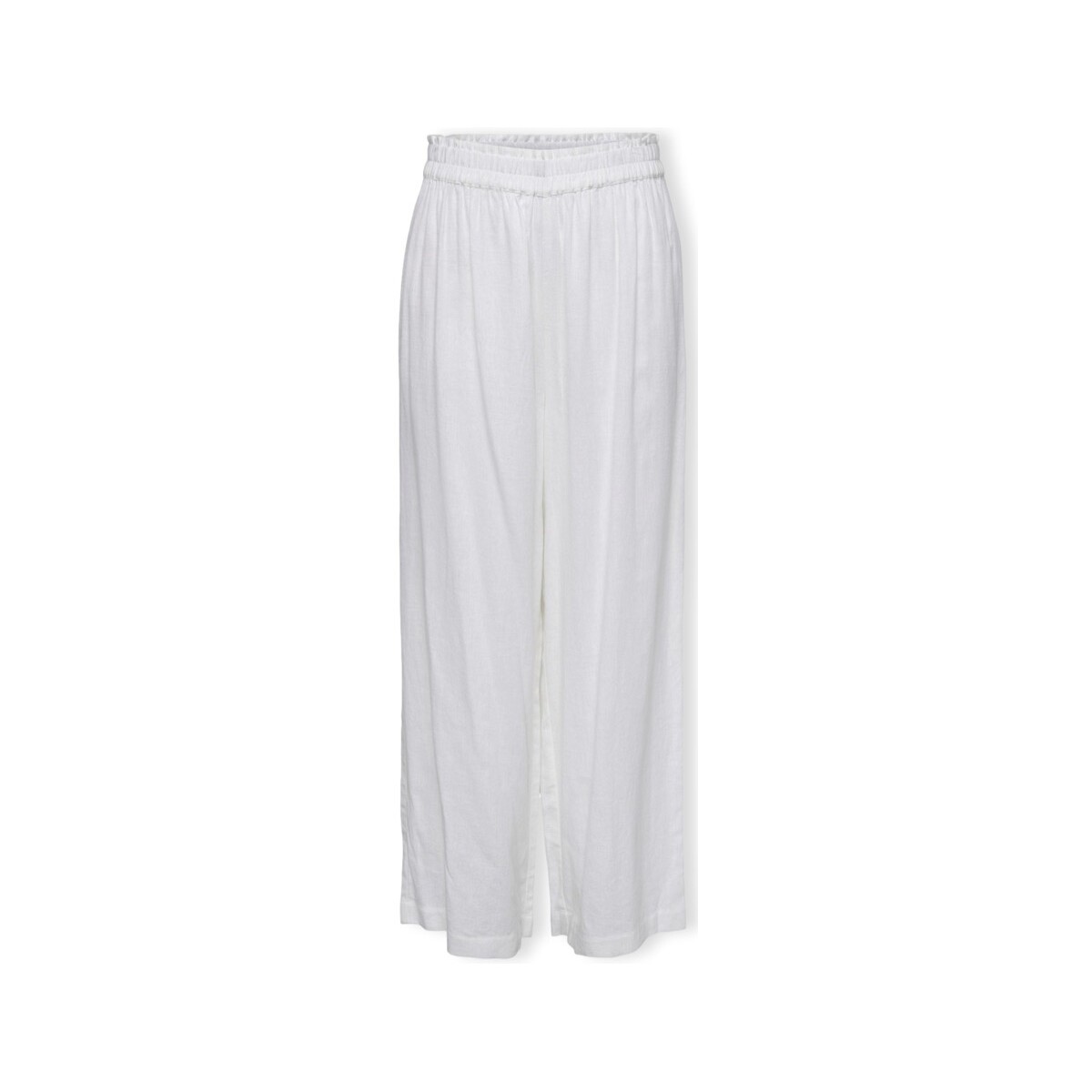 Ruhák Női Nadrágok Only Noos Tokyo Linen Trousers - Bright White Fehér