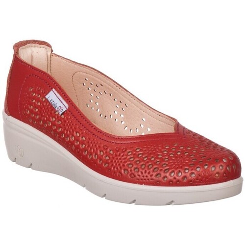 Cipők Női Rövid szárú edzőcipők Laura Azaña MOKASZIN  26813 Piros