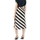 Ruhák Női Szoknyák Compania Fantastica COMPAÑIA FANTÁSTICA Skirt 11016 - Stripes Fekete 