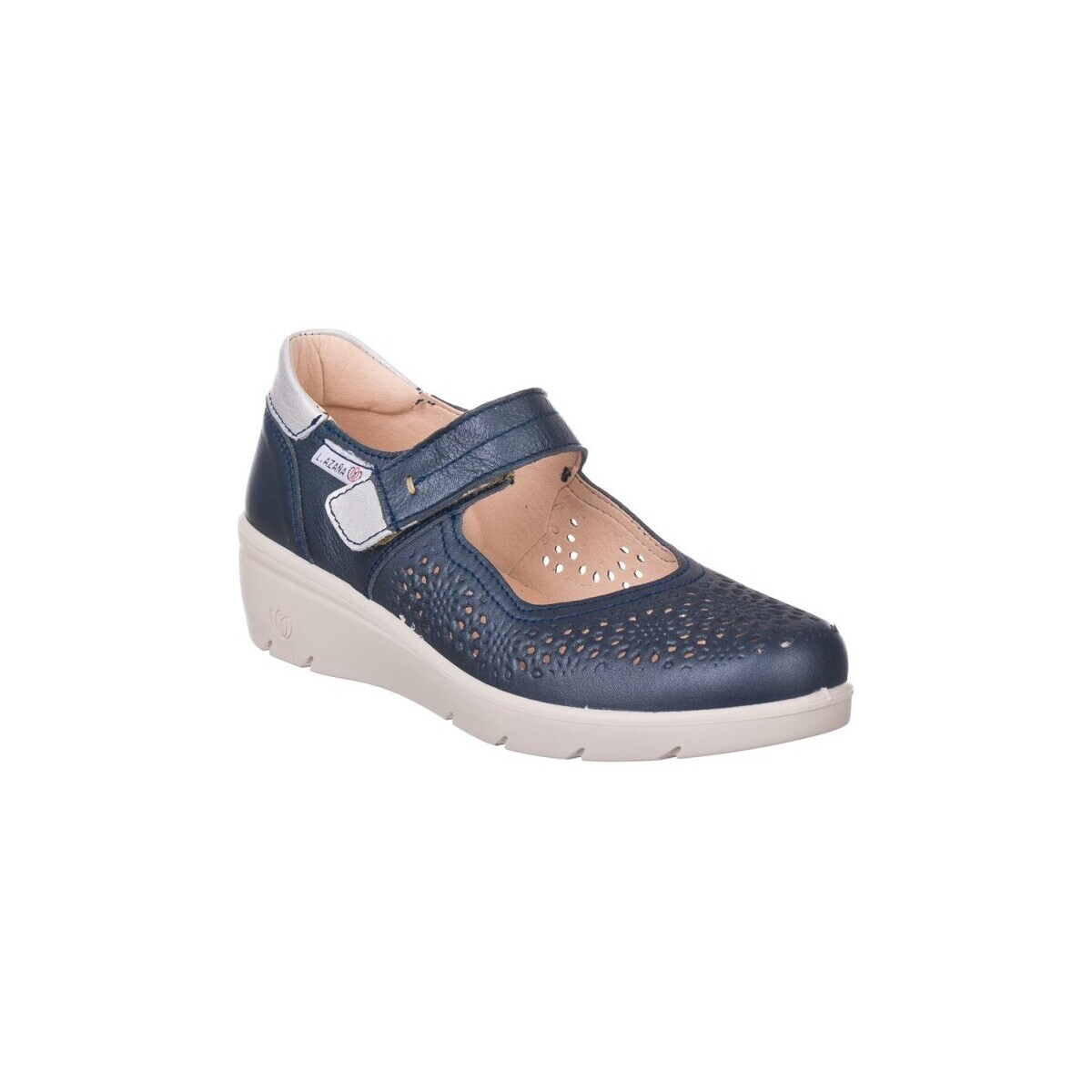 Cipők Női Rövid szárú edzőcipők Laura Azaña MOKASZIN  26814 Kék