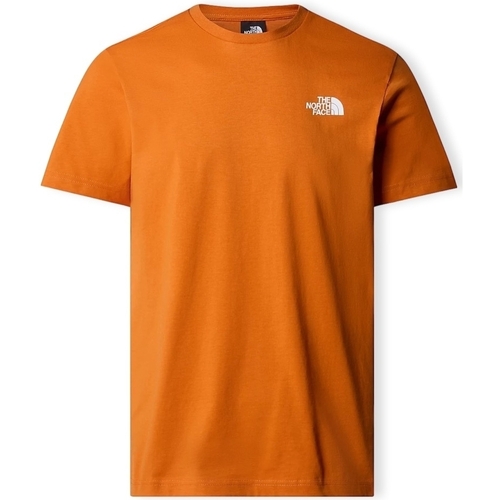 Ruhák Férfi Pólók / Galléros Pólók The North Face Redbox Celebration T-Shirt - Desert Rust Narancssárga