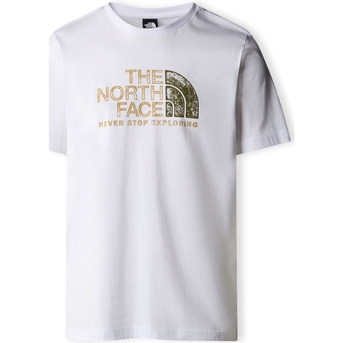Ruhák Férfi Pólók / Galléros Pólók The North Face Rust 2 T-Shirt - White Fehér
