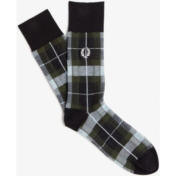 Fred Perry CALCETINES CUADROS HOMBRE   C6154 Fekete 