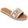 Cipők Női Lábujjközös papucsok La Modeuse 70212_P163771 Fehér