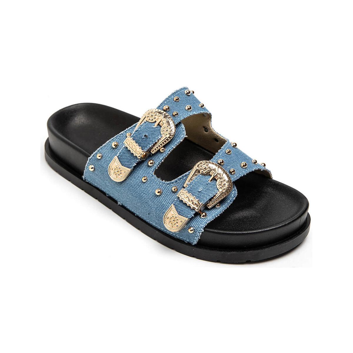 Cipők Női Lábujjközös papucsok La Modeuse 70215_P163791 Kék