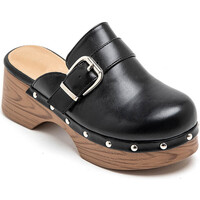 Cipők Női Lábujjközös papucsok La Modeuse 70226_P163855 Fekete 