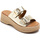 Cipők Női Lábujjközös papucsok La Modeuse 70282_P164102 Arany