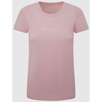 Ruhák Női Pólók / Galléros Pólók Pepe jeans PL505202 NEW VIRGINIA Rózsaszín