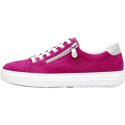 Cipők Női Rövid szárú edzőcipők Rieker 230189 Rózsaszín