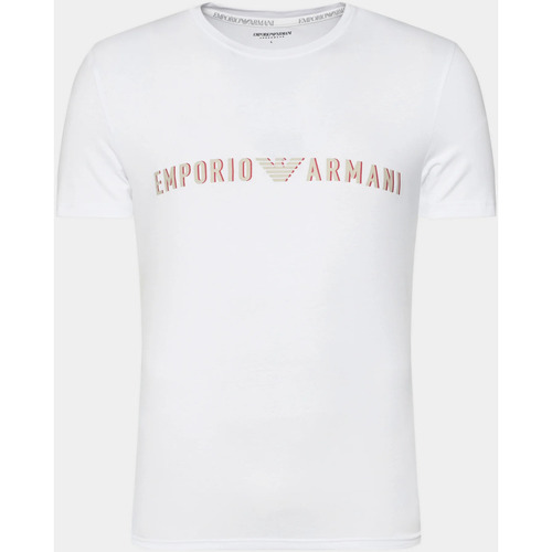 Ruhák Férfi Rövid ujjú pólók Emporio Armani 111035 4R516 Fehér