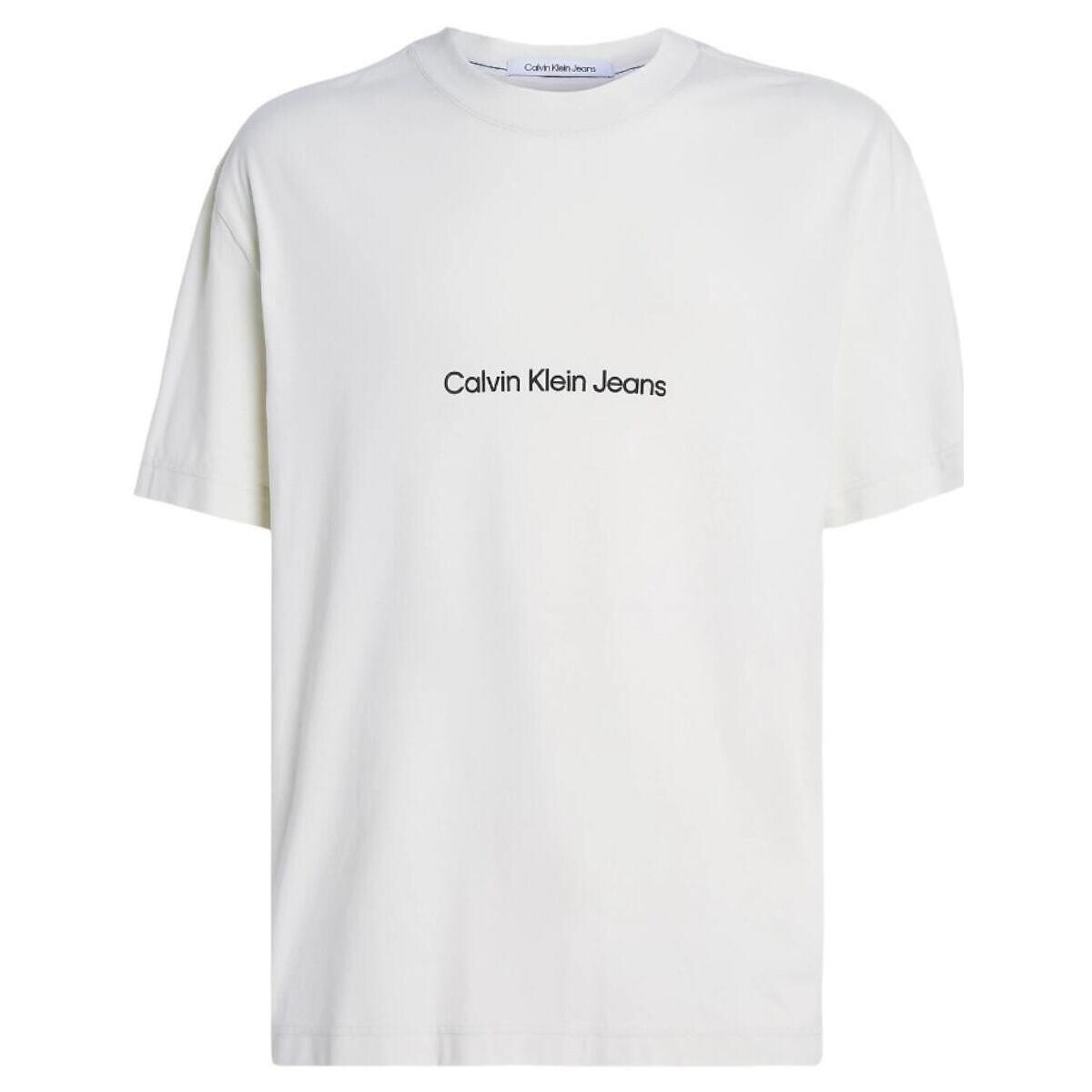 Ruhák Férfi Rövid ujjú pólók Calvin Klein Jeans  Bézs