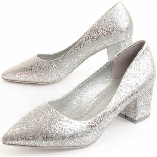 Cipők Női Félcipők Leindia 87304 Ezüst