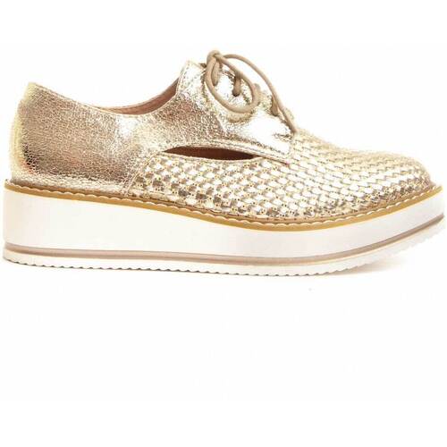 Cipők Női Oxford cipők & Bokacipők Leindia 87330 Arany