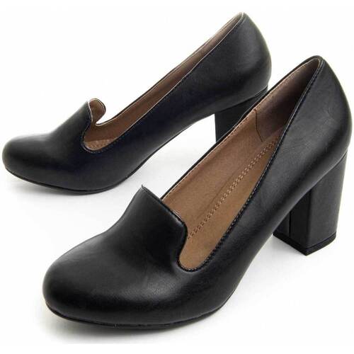 Cipők Női Félcipők Leindia 88182 Fekete 