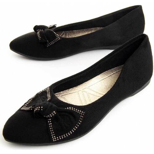 Cipők Női Balerina cipők
 Leindia 88185 Fekete 