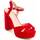 Cipők Női Szandálok / Saruk Leindia 88188 Piros