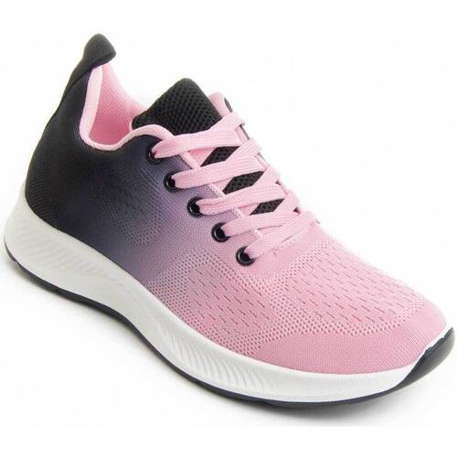 Cipők Női Rövid szárú edzőcipők Leindia 88579 Rózsaszín