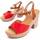 Cipők Női Szandálok / Saruk Leindia 89059 Piros