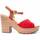 Cipők Női Szandálok / Saruk Leindia 89059 Piros