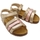Cipők Gyerek Szandálok / Saruk Plakton Pastel Baby Sandals - Oro Rose Arany