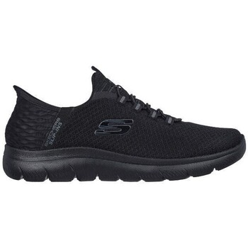 Cipők Férfi Rövid szárú edzőcipők Skechers 232457 SUMMITS SLIP IN Fekete 
