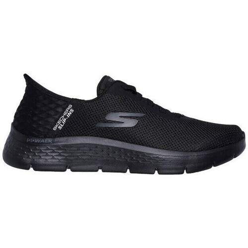 Cipők Férfi Rövid szárú edzőcipők Skechers 216496 GO WALK FLEX SLIP IN Fekete 