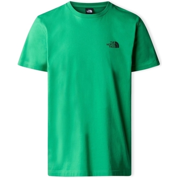 Ruhák Férfi Pólók / Galléros Pólók The North Face Simple Dome T-Shirt - Optic Emerald Zöld