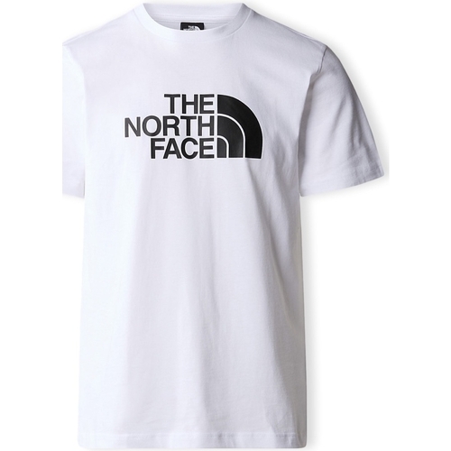 Ruhák Férfi Pólók / Galléros Pólók The North Face Easy T-Shirt - White Fehér
