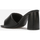 Cipők Női Lábujjközös papucsok La Modeuse 70257_P163951 Fekete 