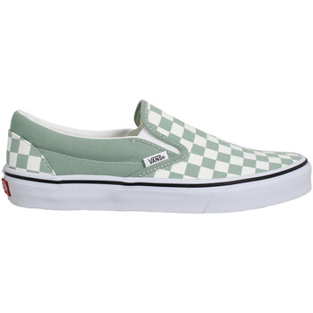 Vans Classic Slip On Color Theory Toile Homme Iceberg Green Zöld