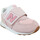 Cipők Gyerek Divat edzőcipők New Balance 574 Velours Toile Enfant Crystal Rózsaszín
