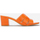 Cipők Női Lábujjközös papucsok La Modeuse 70352_P164384 Narancssárga