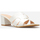 Cipők Női Lábujjközös papucsok La Modeuse 70353_P164389 Fehér
