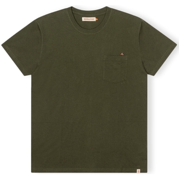 Ruhák Férfi Pólók / Galléros Pólók Revolution T-Shirt Regular 1341 BOR - Army Zöld