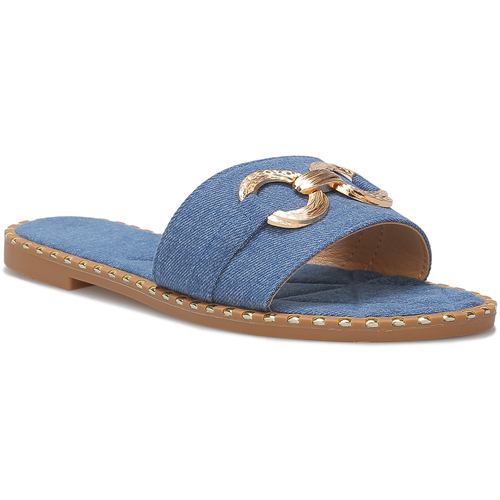 Cipők Női Lábujjközös papucsok La Modeuse 70366_P164467 Kék