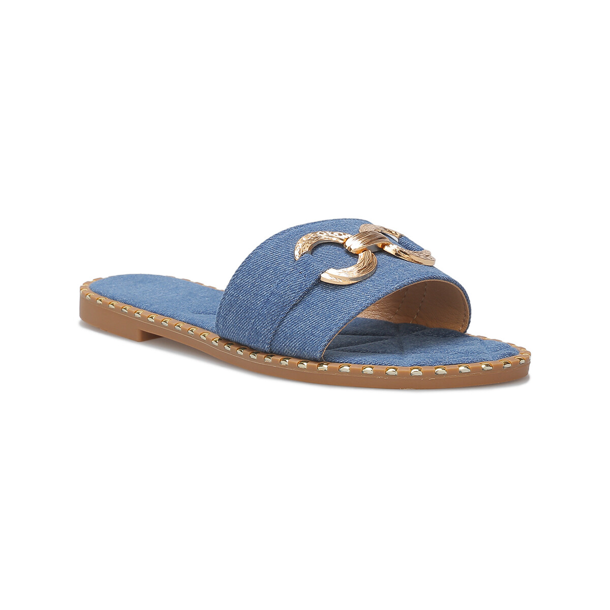 Cipők Női Lábujjközös papucsok La Modeuse 70366_P164467 Kék