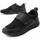 Cipők Női Rövid szárú edzőcipők Leindia 87199 Fekete 