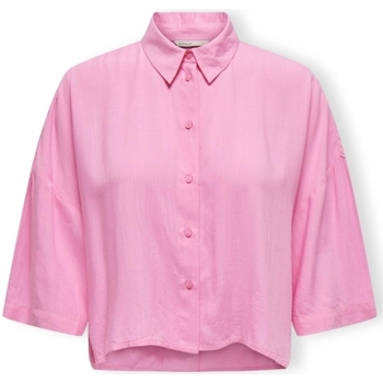 Ruhák Női Blúzok Only Noos Astrid Life Shirt 2/4 - Begonia Pink Rózsaszín