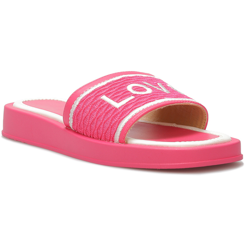 Cipők Női Lábujjközös papucsok La Modeuse 70407_P164605 Rózsaszín