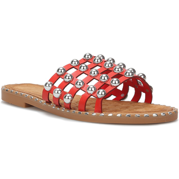 Cipők Női Lábujjközös papucsok La Modeuse 70412_P164635 Piros