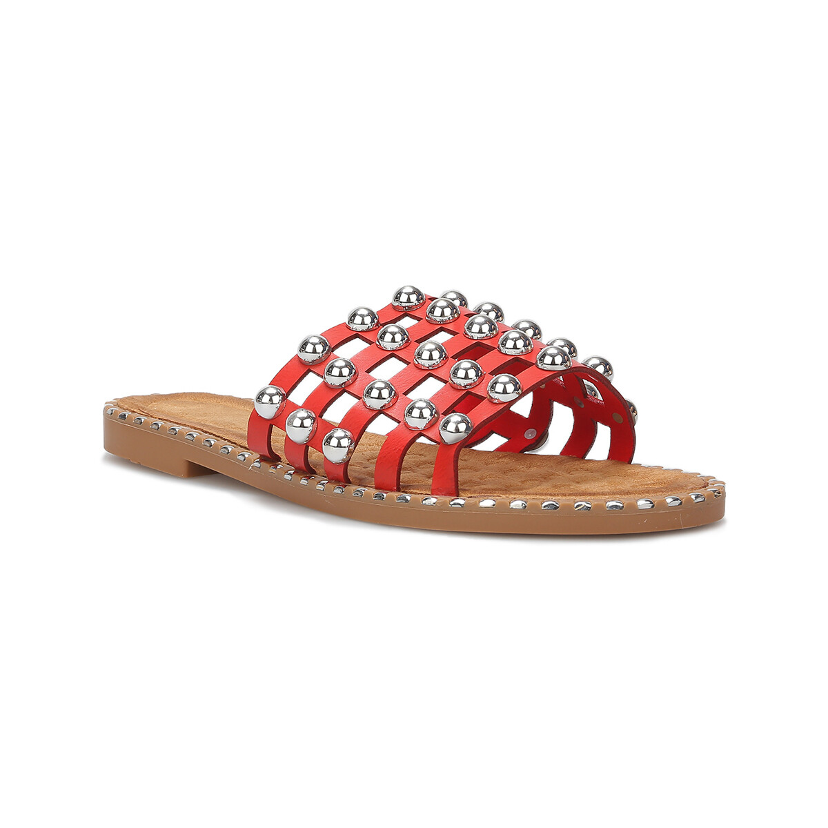 Cipők Női Lábujjközös papucsok La Modeuse 70412_P164635 Piros