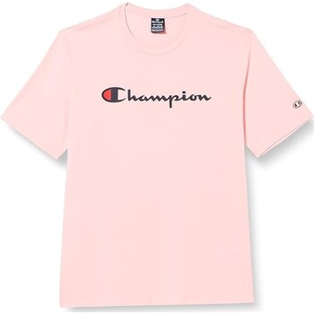 Ruhák Férfi Rövid ujjú pólók Champion  Rózsaszín